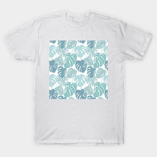 Seamless pattern with tropical monstera leaves T-Shirt